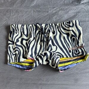 Zebra Mr. Turk Men’s Swim Trunks (Reversible)